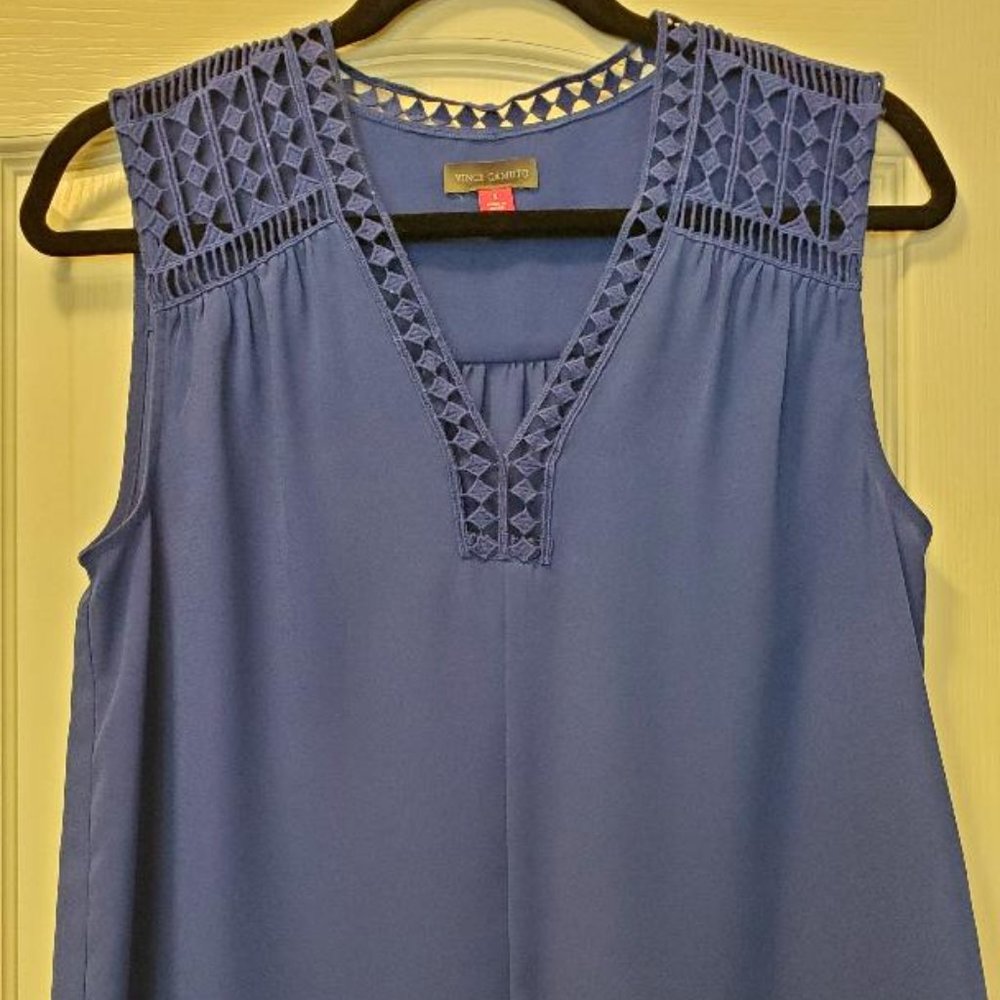 Vince Camuto Royal Blue Blouse - size M